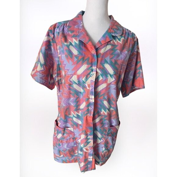 Scrub Time Retro Style Scrub Top - Picture 4 of 10